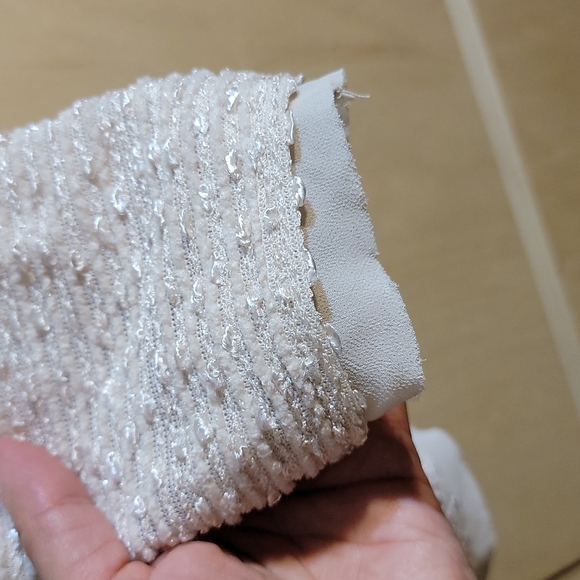 Tweed & Chiffon Cardigan - Picture 6 of 6